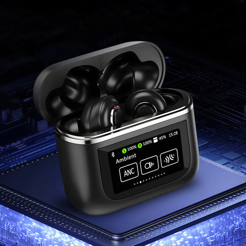 Wireless Earbuds with Touchscreen Smart Case