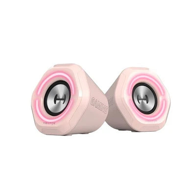 Gaming 2 Speakers System Pink